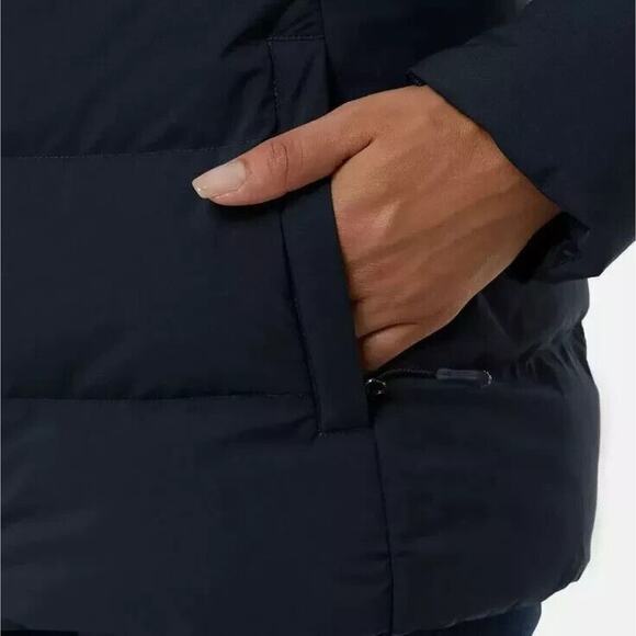 32 Degrees Heat Women's Winter Tech Blue Hooded Puffer Jacket Size M - Picture 5 of 10